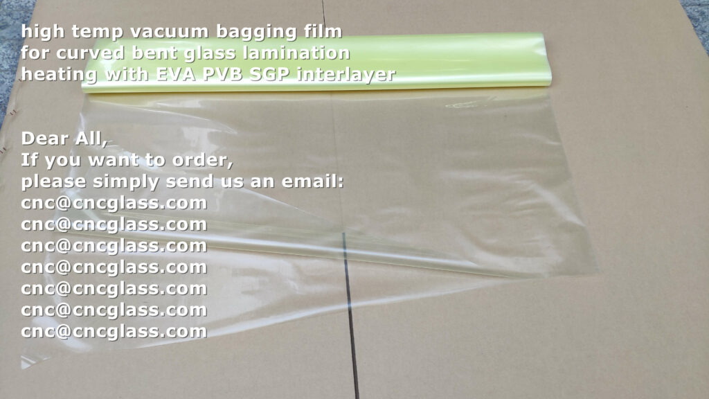 high temp vacuum bagging film for curved bent glass lamination heating with EVA PVB SGP interlayer (6)